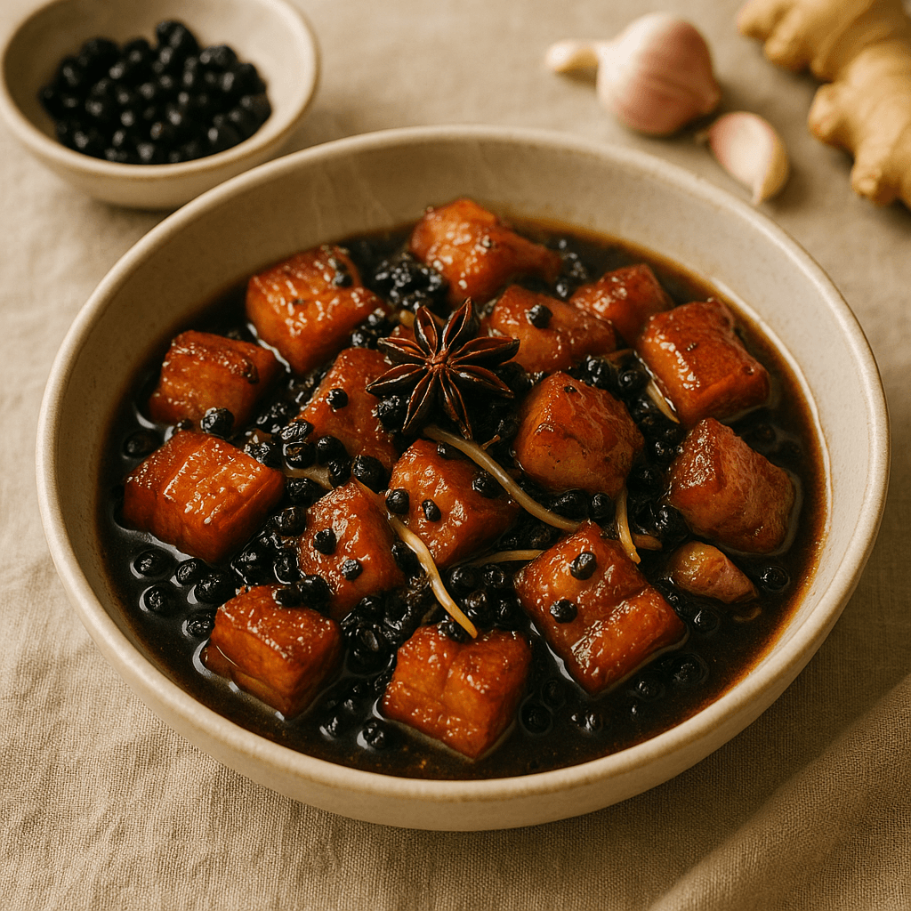Cantonese Braised Pork Belly with Black Bean and Star Anise — Dinner recipe cover